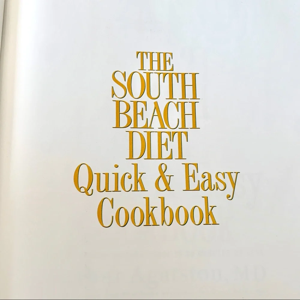 Bundle of 2 SOUTH BEACH DIET Cookbooks